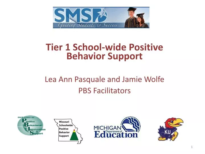 tier 1 school wide positive behavior support lea ann pasquale and jamie wolfe pbs facilitators