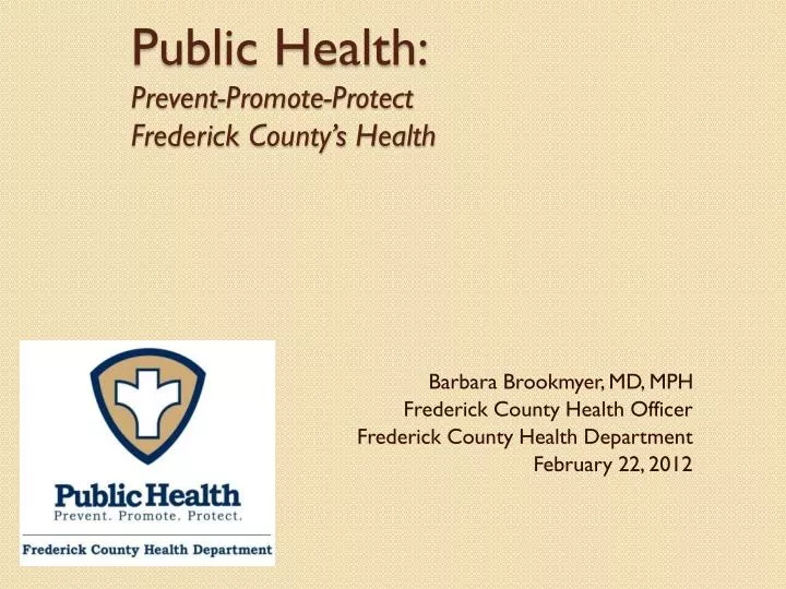 public health prevent promote protect frederick county s health
