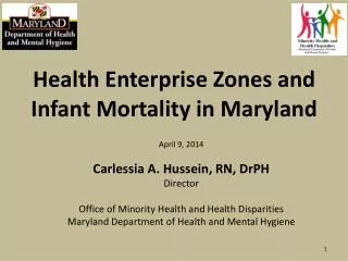 Health Enterprise Zones and Infant Mortality in Maryland