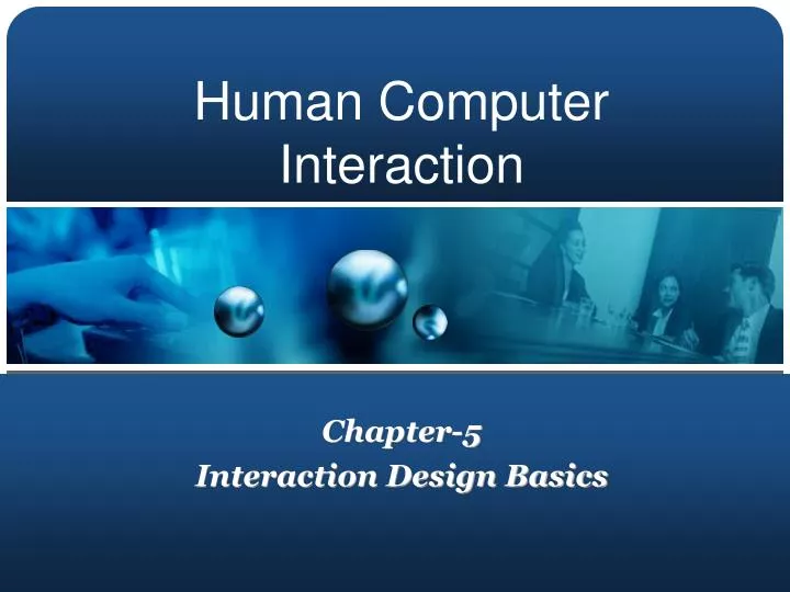 chapter 5 interaction design basics