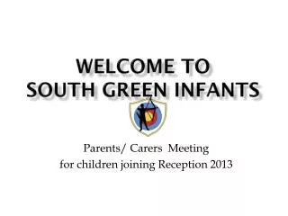 Welcome to South Green Infants