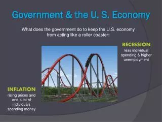 Government &amp; the U. S. Economy