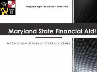 Maryland State Financial Aid!