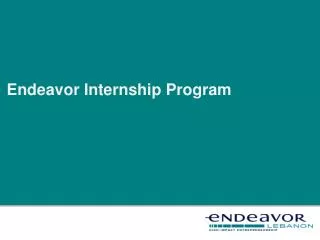 Endeavor Internship Program