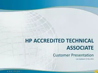 HP Accredited technical associate