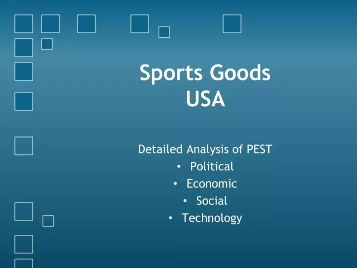 sports goods usa