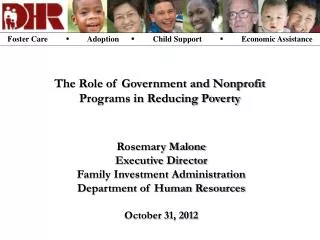 The Role of Government and Nonprofit Programs in Reducing Poverty