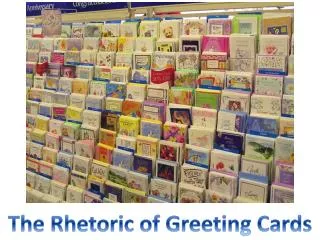 The Rhetoric of Greeting Cards