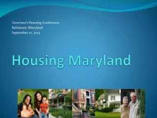 Housing Maryland