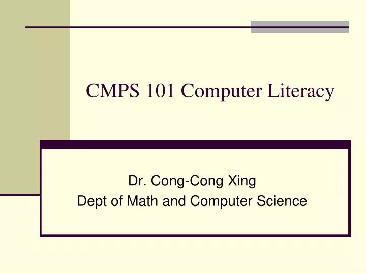 cmps 101 computer literacy