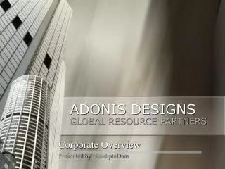 ADONIS DESIGNS