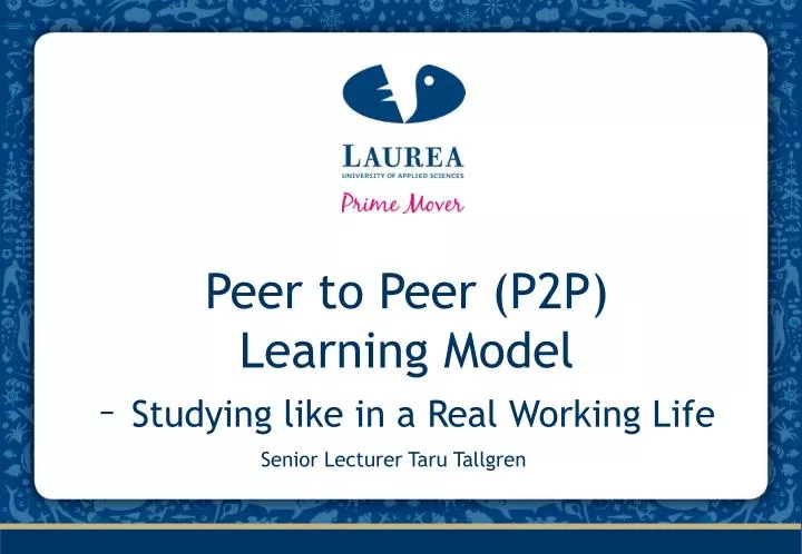 peer to peer p2p learning model studying like in a real working life