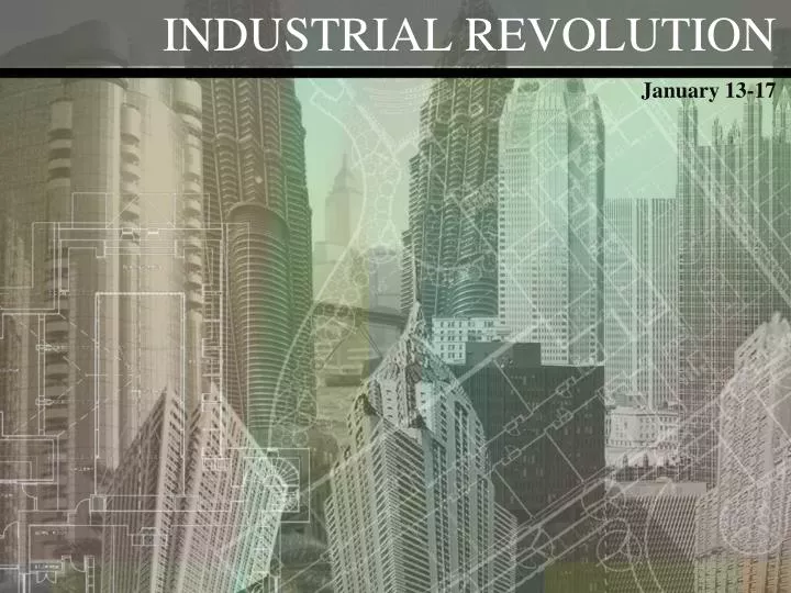 industrial revolution