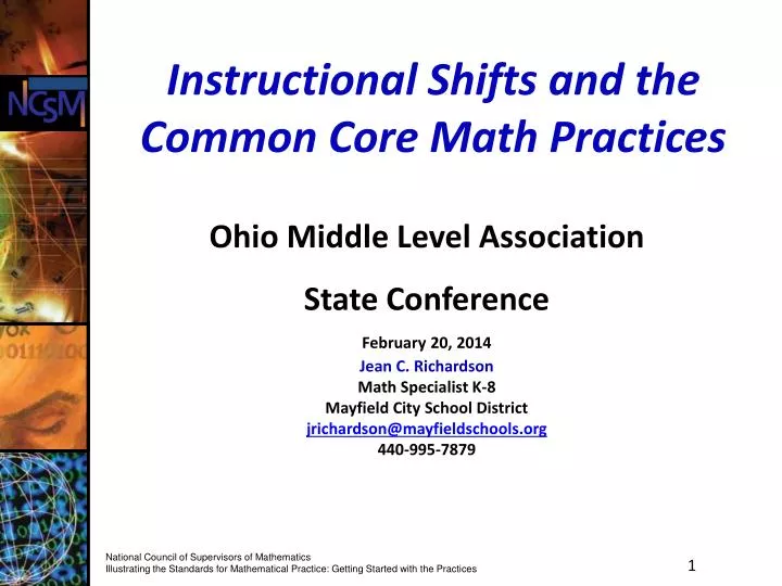 instructional shifts and the common core math practices