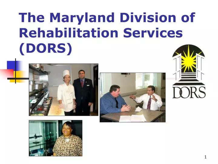 the maryland division of rehabilitation services dors