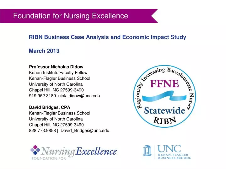 ribn business case analysis and economic impact study march 2013