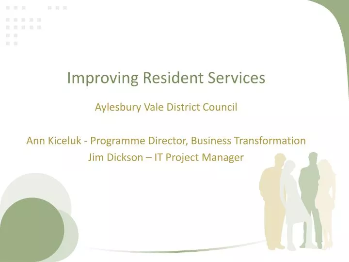 improving resident services