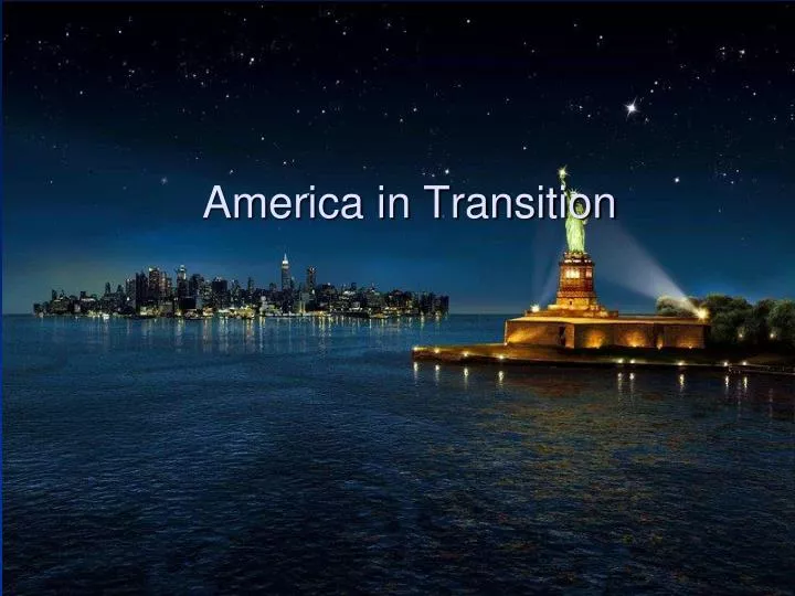 america in transition