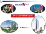 INVESTOR PRESENTATION - slide 1