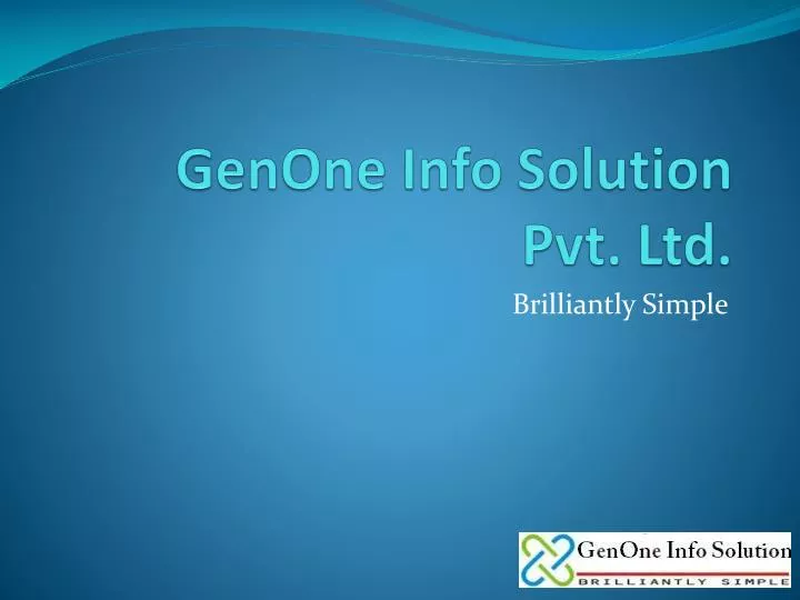genone info solution pvt ltd