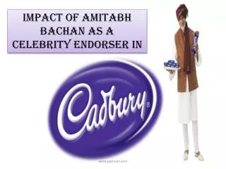 IMPACT OF AMITABH BACHAN AS A CELEBRITY ENDORSER IN
