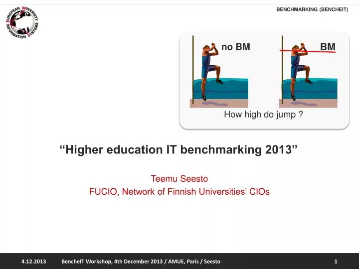 higher education it benchmarking 2013