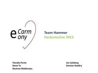 Team Hammer Hackomotive 2013