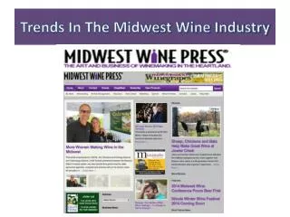 Trends In The Midwest Wine Industry