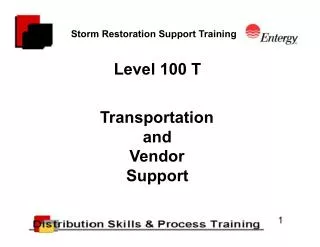Storm Restoration Support Training