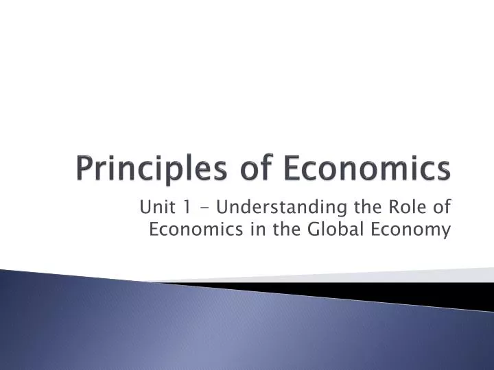 principles of economics