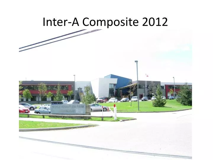 inter a composite 2012