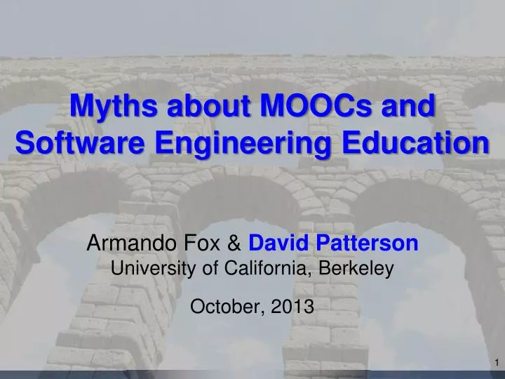 myths about moocs and software engineering education