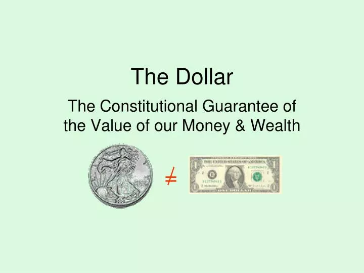 the dollar