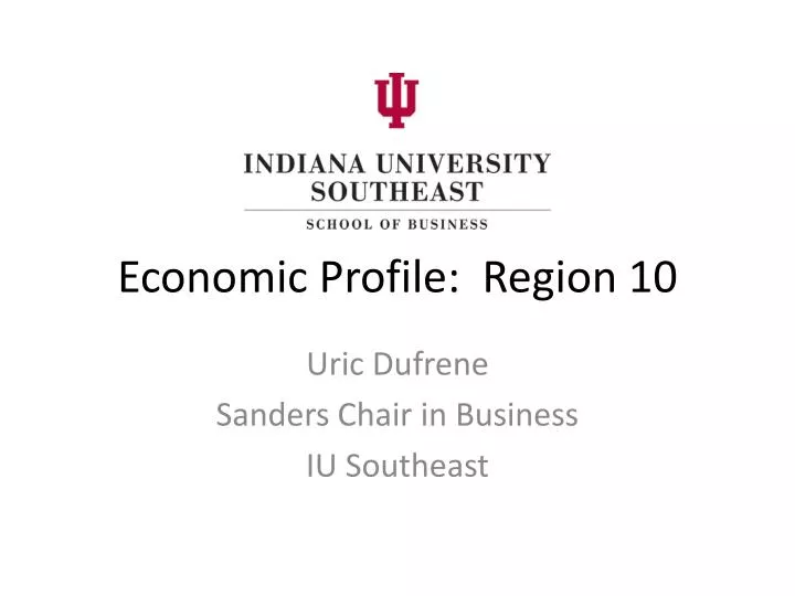 economic profile region 10