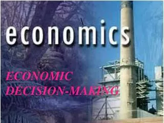 ECONOMIC DECISION-MAKING