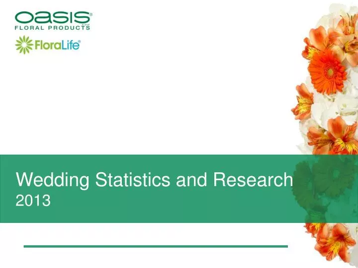 wedding statistics and research 2013