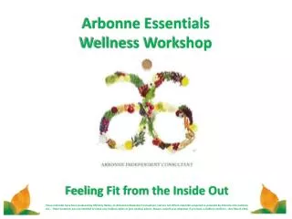 Arbonne Essentials Wellness Workshop