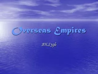 Overseas Empires