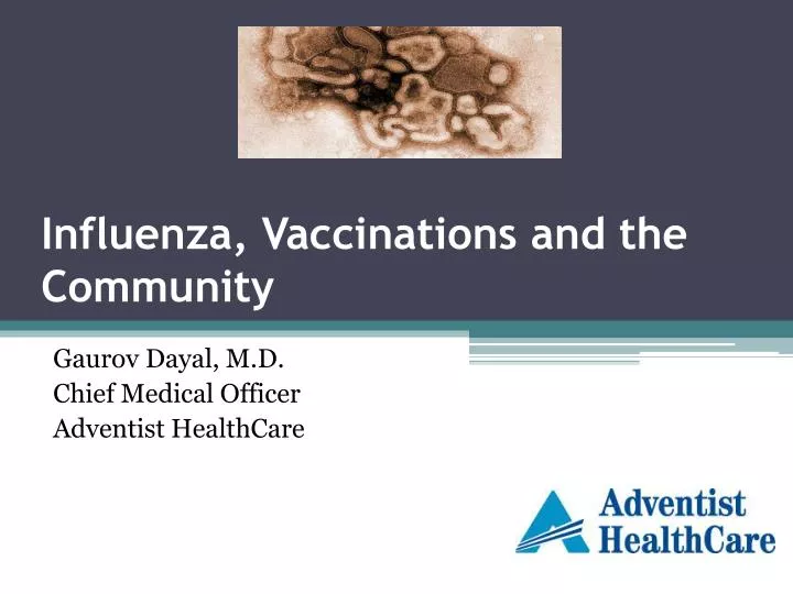 influenza vaccinations and the community