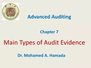 Main Types of Audit Evidence