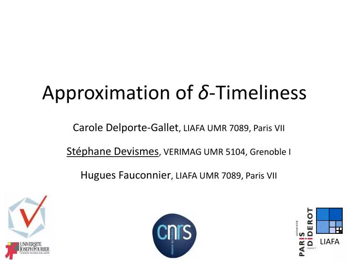 approximation of timeliness