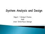 PPT - System Analysis And Design PowerPoint Presentation, Free Download ...