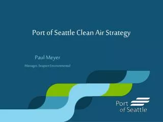 Port of Seattle Clean Air Strategy