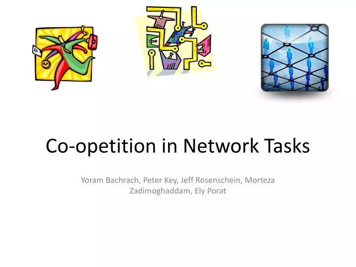 co opetition in network tasks