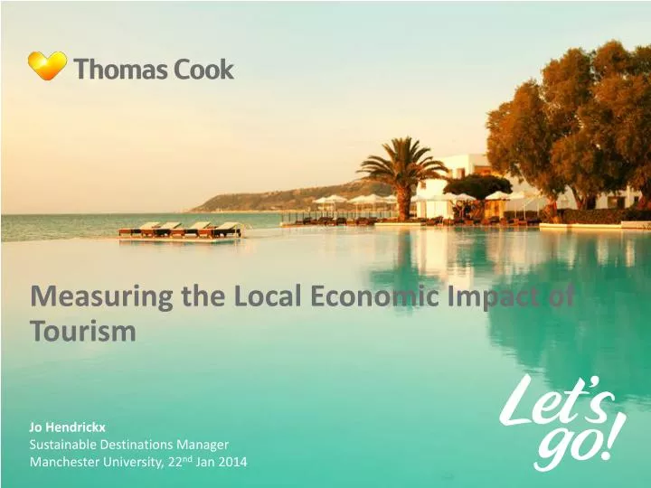 measuring the local economic impact of tourism