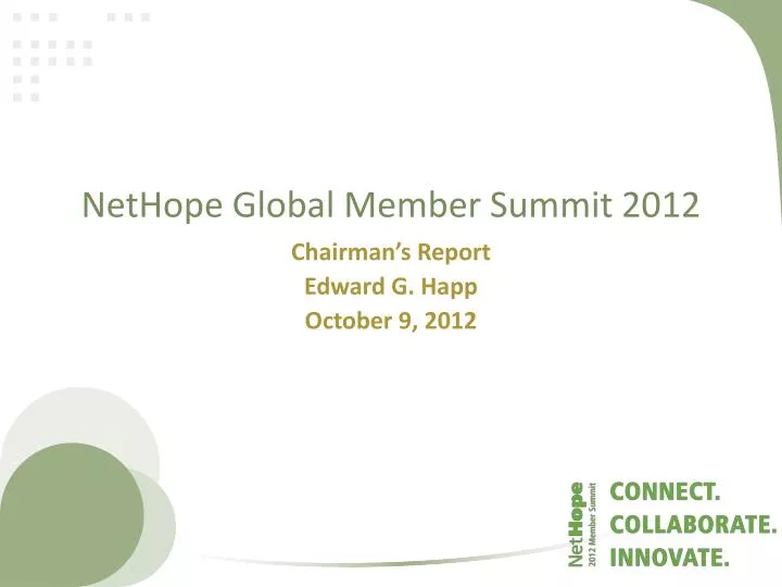 nethope global member summit 2012