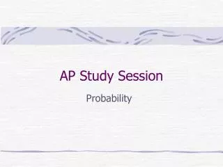 AP Study Session