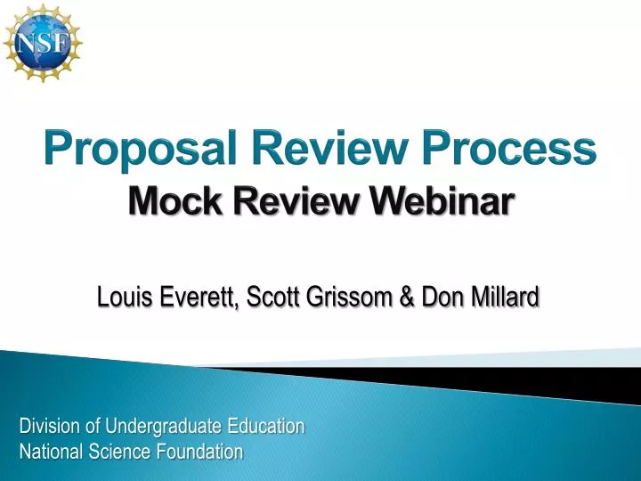 proposal review process mock review webinar