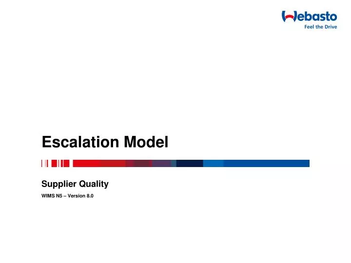 escalation model
