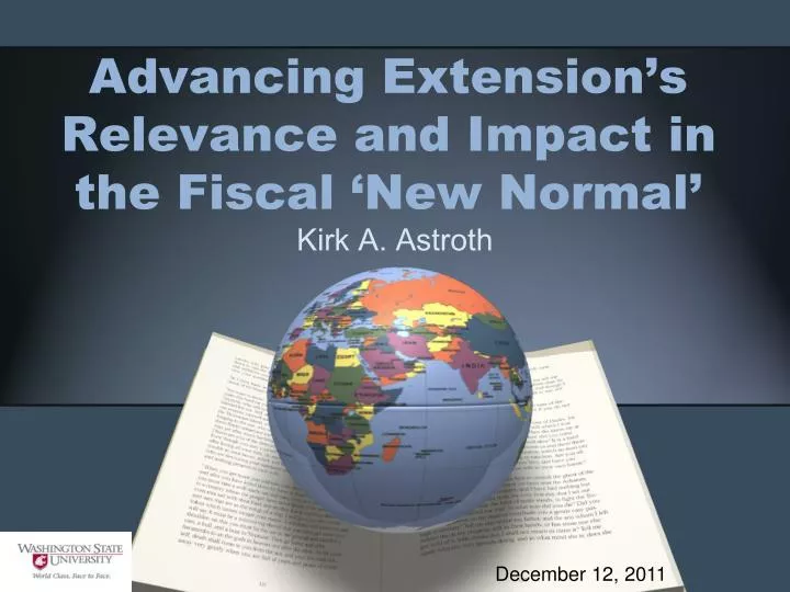 advancing extension s relevance and impact in the fiscal new normal